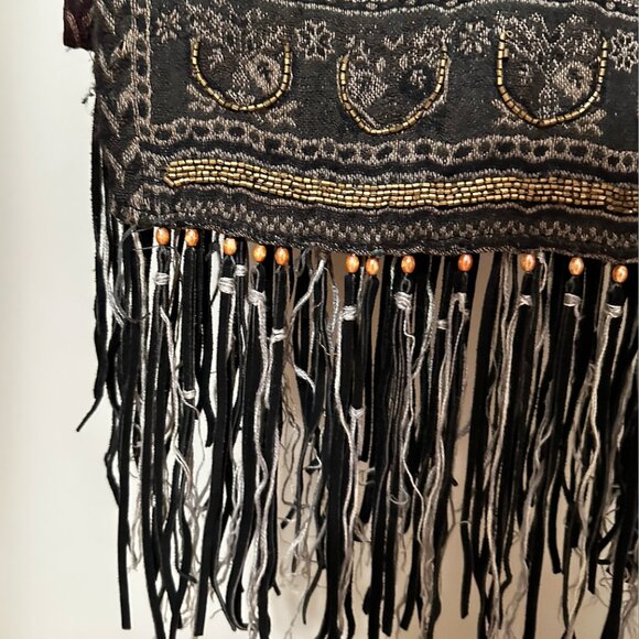 Freepeople beaded fringe scarf - Picture 2 of 4